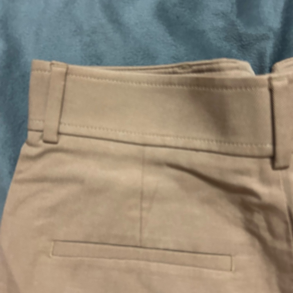 Everlane Classic Pleated Khaki High-Rise Shorts - Picture 4 of 7